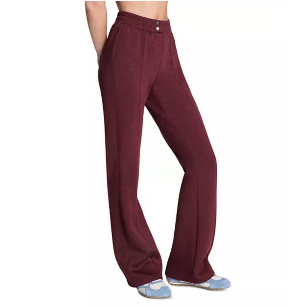 Spanx AirEssentials Flare Leg Pants Burgundy Spice / Vino Tall Long Small
